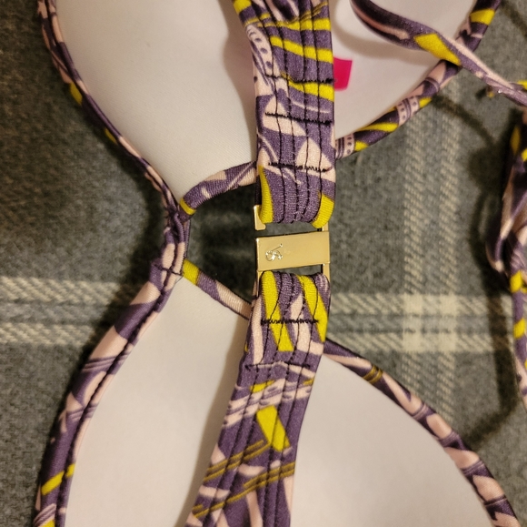 Victoria's Secret Purple/Neon String Bikini (2pc) - Picture 6 of 9